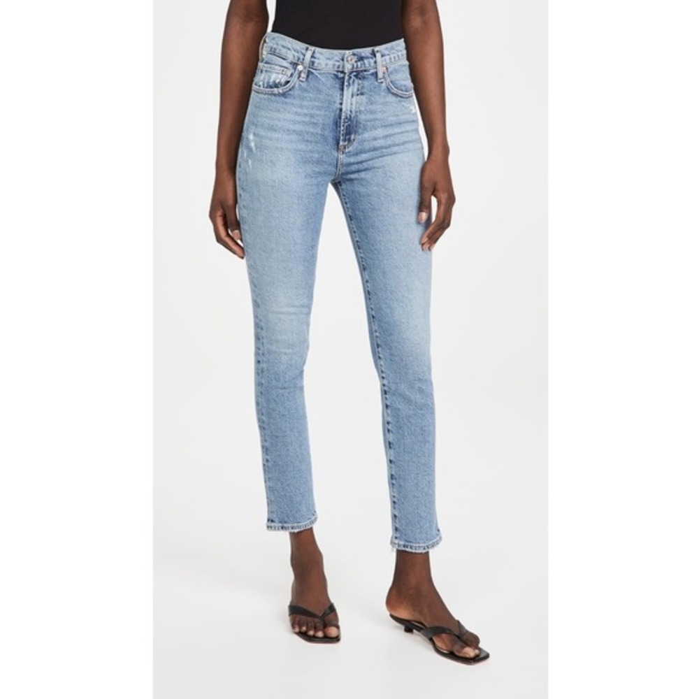Citizens of Humanity Olivia High Rise Slim Ankle Jeans in Chit Chat Size 30